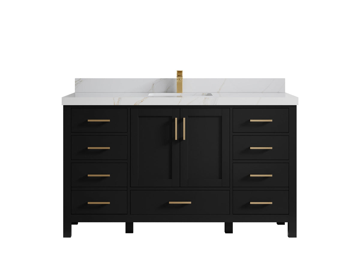 Malibu 60 in. W x 22 in. D Single Sink Bathroom Vanity - Willow Bath and Vanity