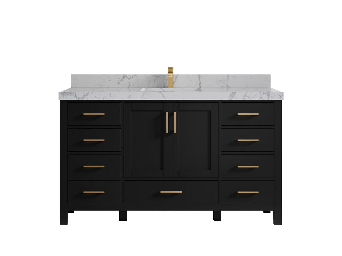 Malibu 60 in. W x 22 in. D Single Sink Bathroom Vanity - Willow Bath and Vanity