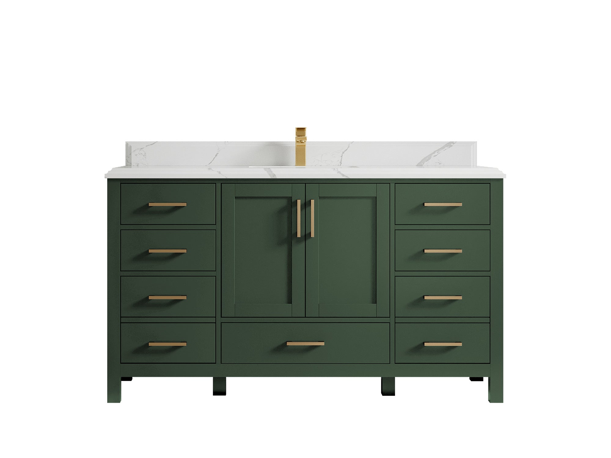 Malibu 60 in. W x 22 in. D Single Sink Bathroom Vanity - Willow Bath and Vanity