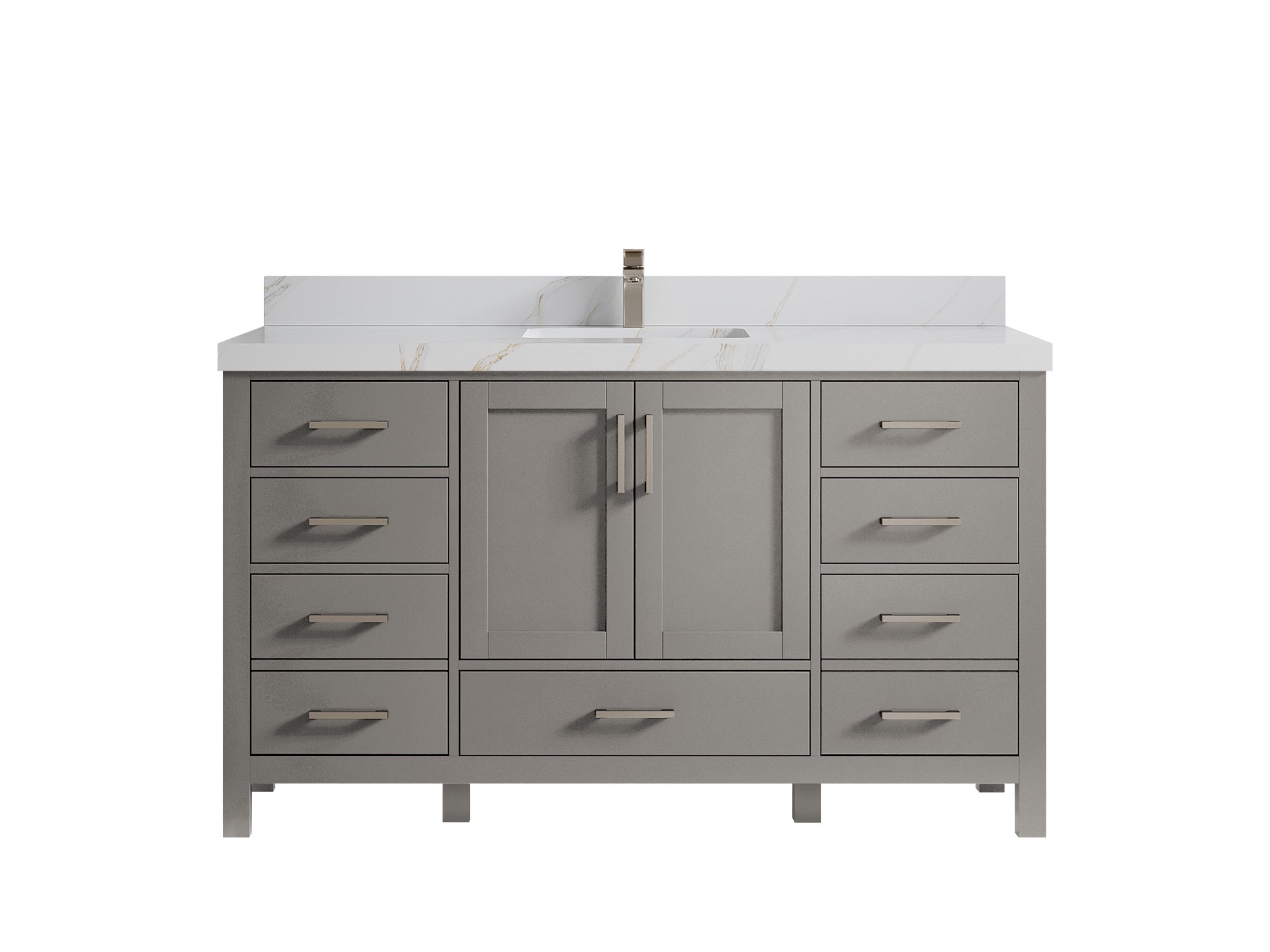 Malibu 60 in. W x 22 in. D Single Sink Bathroom Vanity - Willow Bath and Vanity