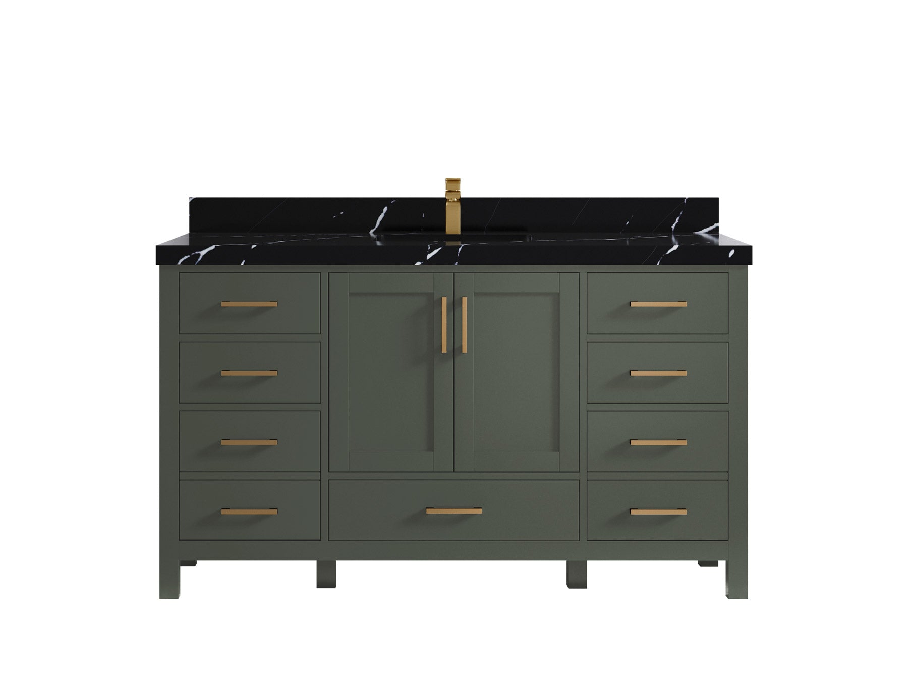 Malibu 60 in. W x 22 in. D Single Sink Bathroom Vanity - Willow Bath and Vanity
