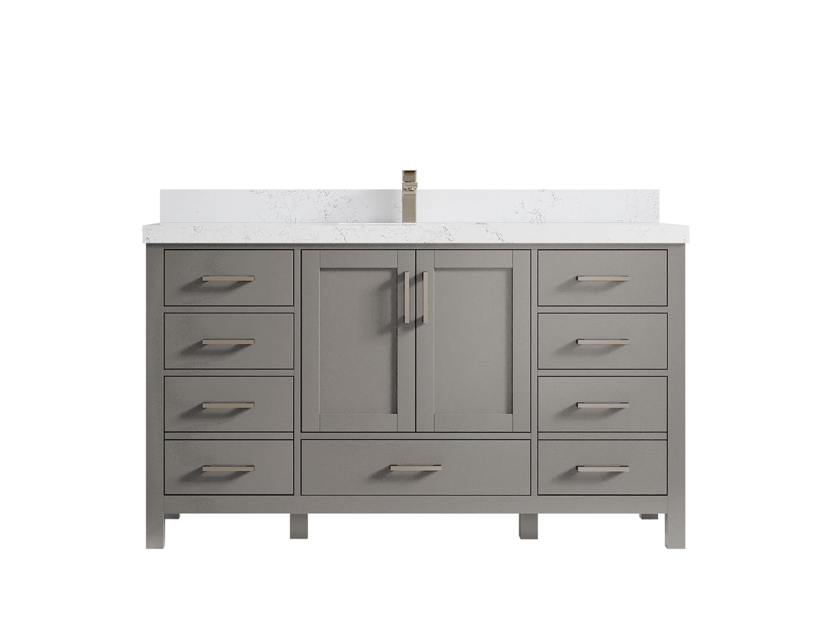 Malibu 60 in. W x 22 in. D Single Sink Bathroom Vanity - Willow Bath and Vanity