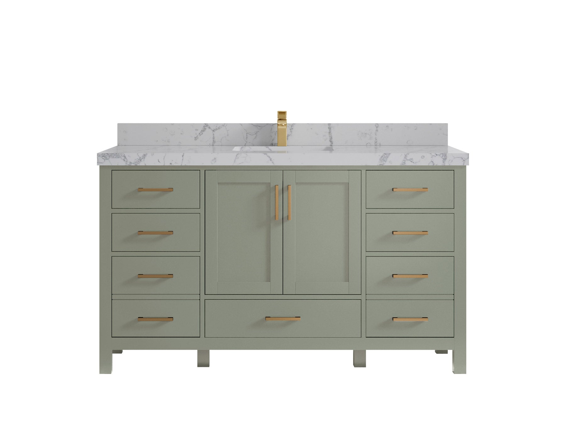 Malibu 60 in. W x 22 in. D Single Sink Bathroom Vanity - Willow Bath and Vanity