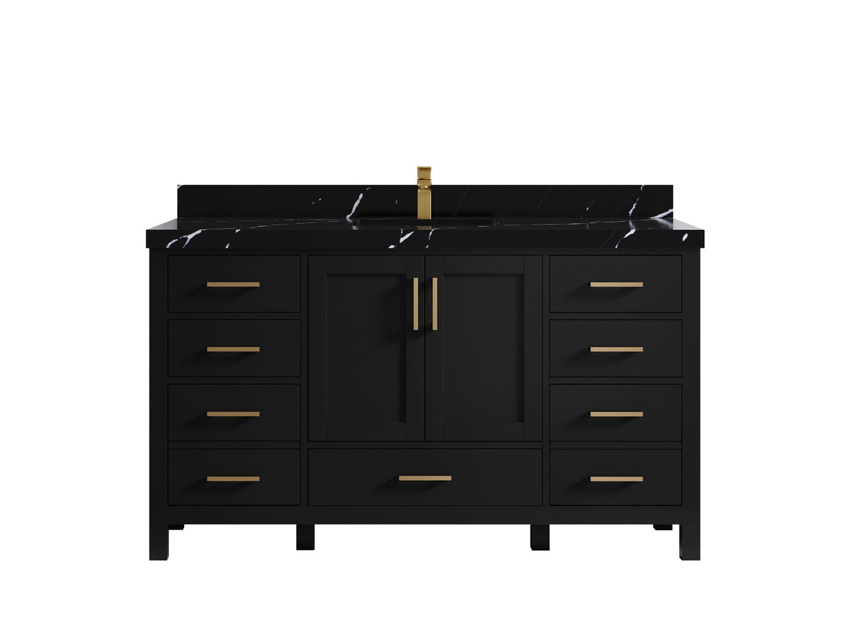 Malibu 60 in. W x 22 in. D Single Sink Bathroom Vanity - Willow Bath and Vanity