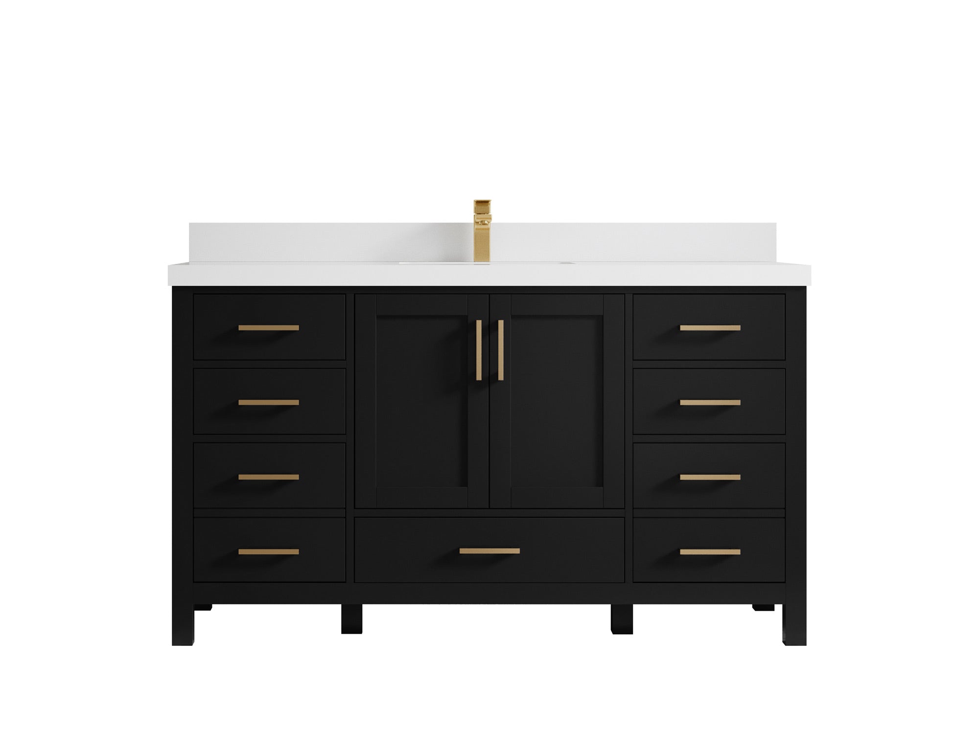 Malibu 60 in. W x 22 in. D Single Sink Bathroom Vanity - Willow Bath and Vanity