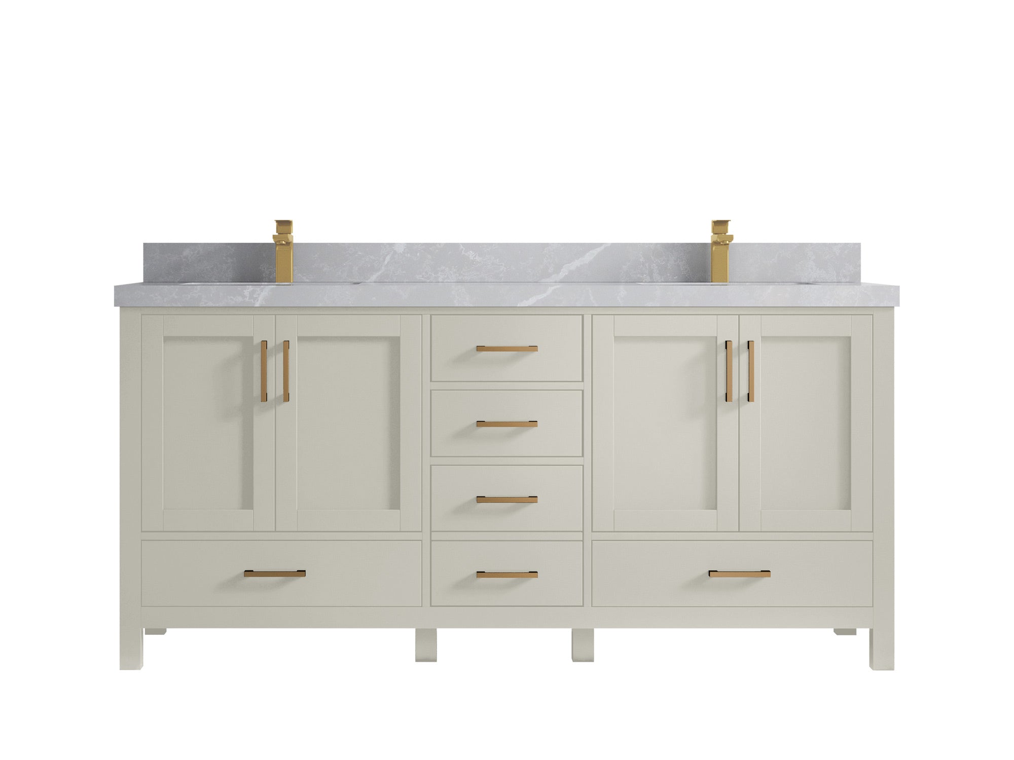 Malibu 72 in. W x 22 in. D Double Sink Bathroom Vanity - Willow Bath and Vanity