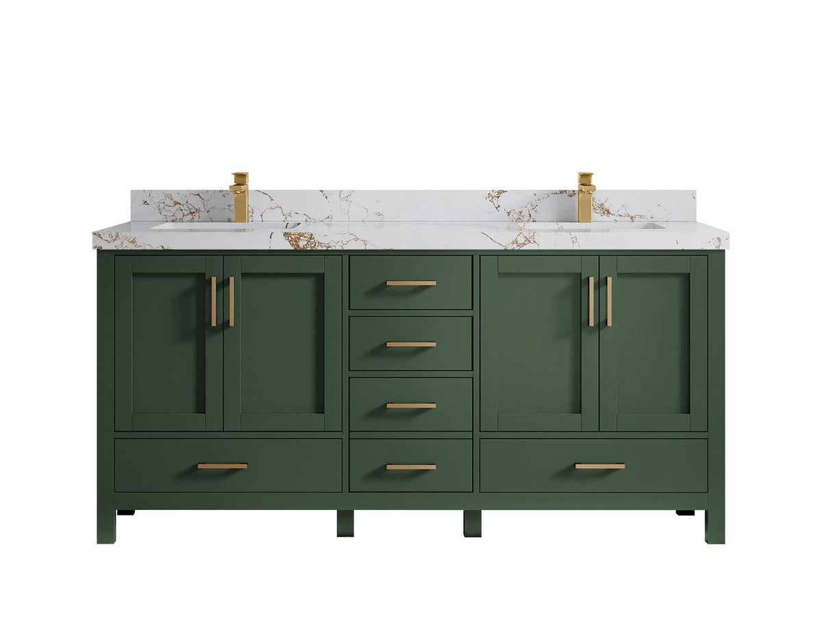 Malibu 72 in. W x 22 in. D Double Sink Bathroom Vanity - Willow Bath and Vanity