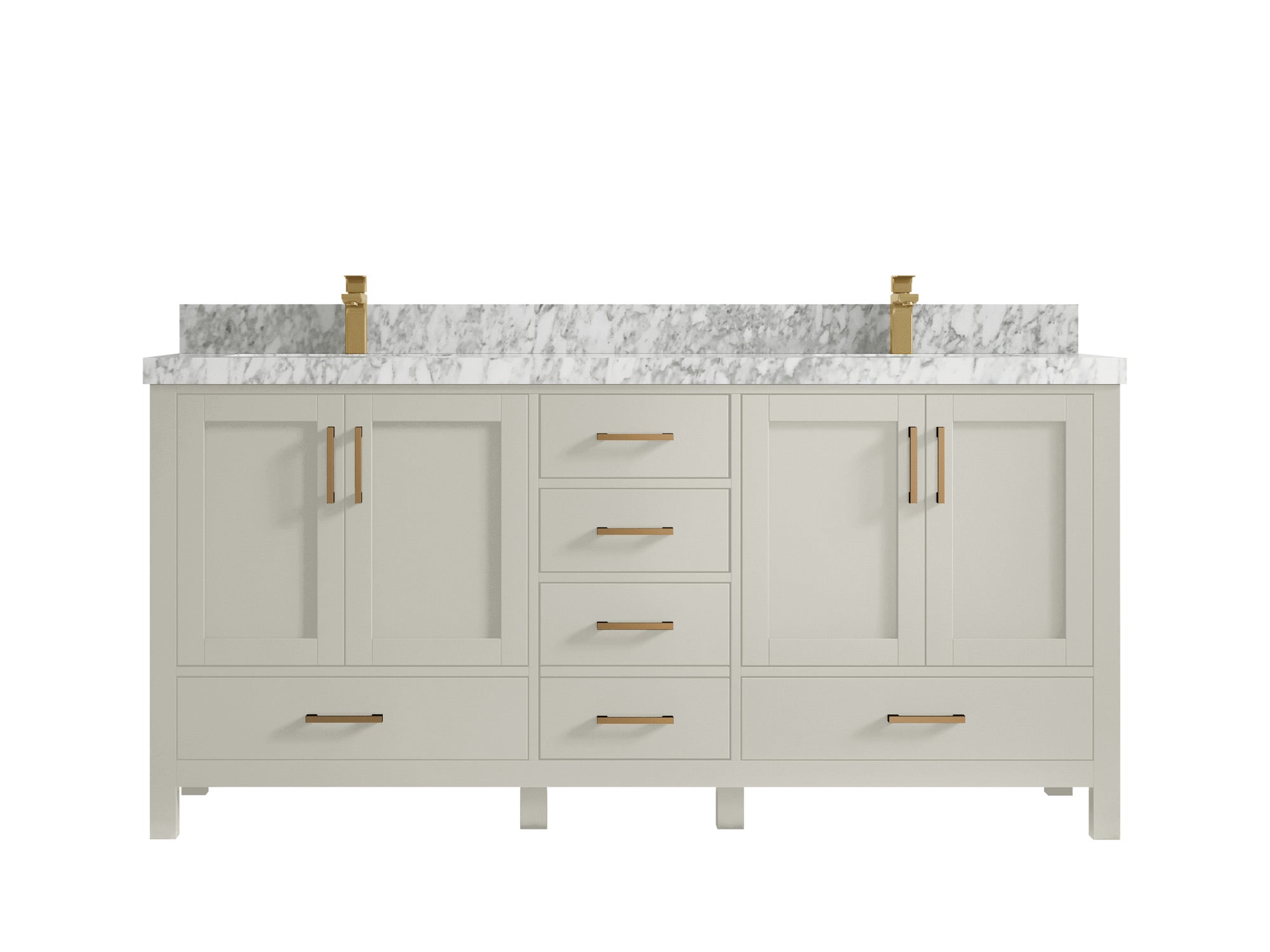 Malibu 72 in. W x 22 in. D Double Sink Bathroom Vanity - Willow Bath and Vanity