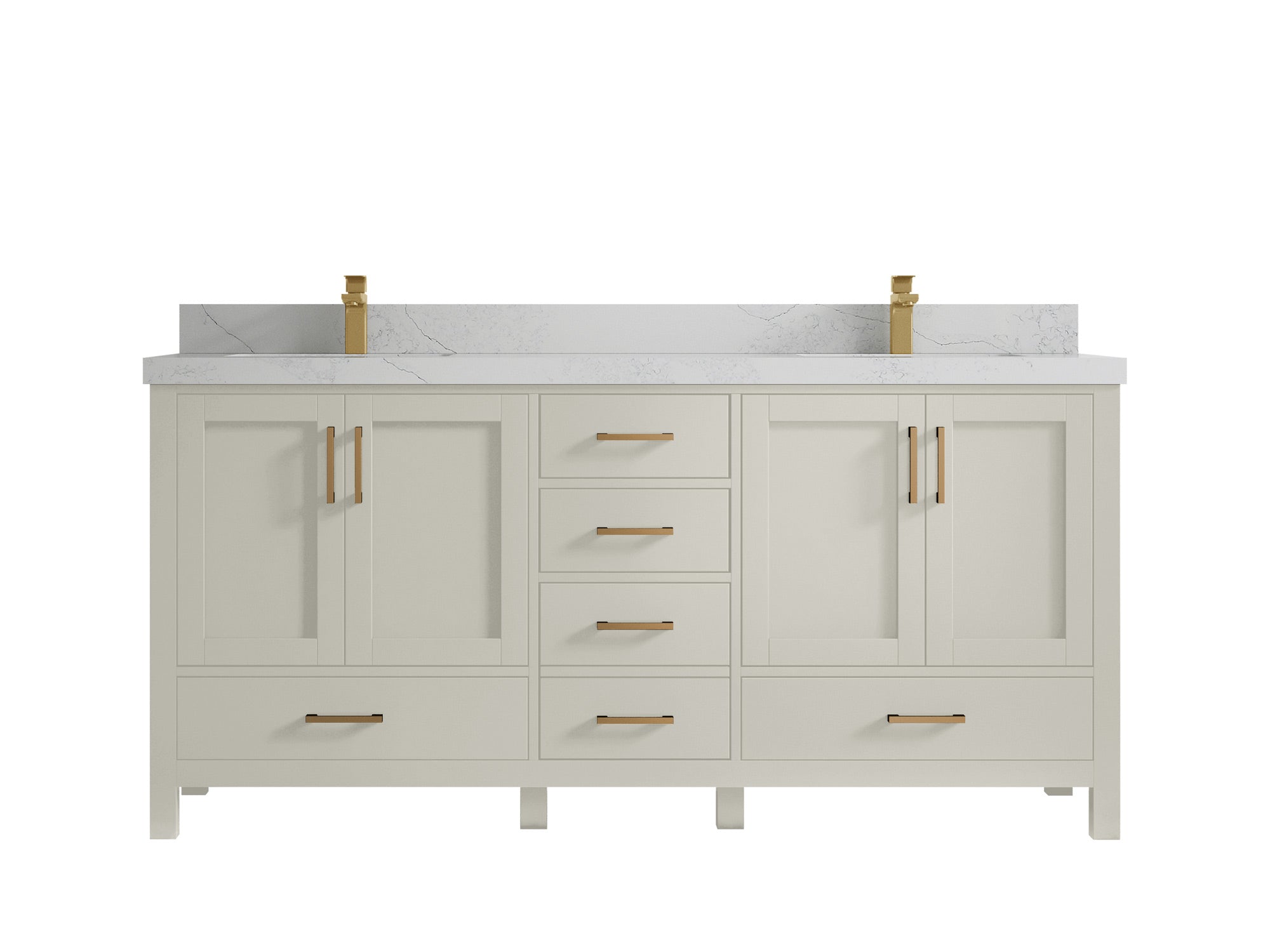 Malibu 72 in. W x 22 in. D Double Sink Bathroom Vanity - Willow Bath and Vanity