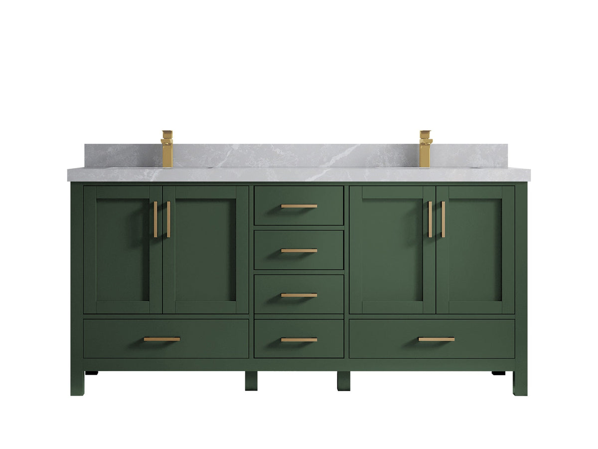 Malibu 72 in. W x 22 in. D Double Sink Bathroom Vanity - Willow Bath and Vanity