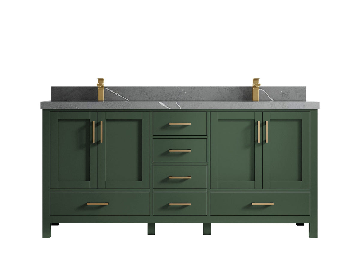 Malibu 72 in. W x 22 in. D Double Sink Bathroom Vanity - Willow Bath and Vanity