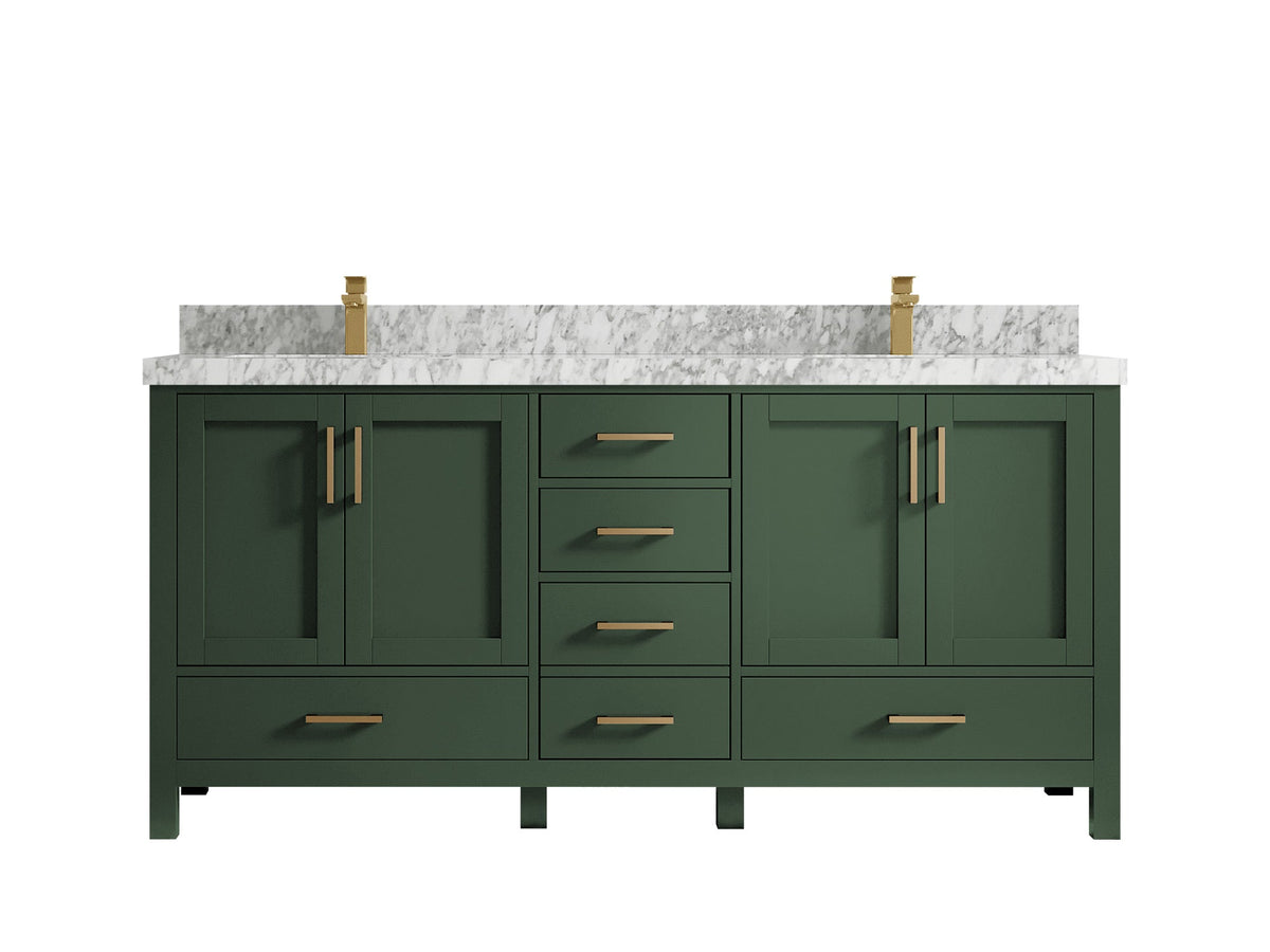 Malibu 72 in. W x 22 in. D Double Sink Bathroom Vanity - Willow Bath and Vanity