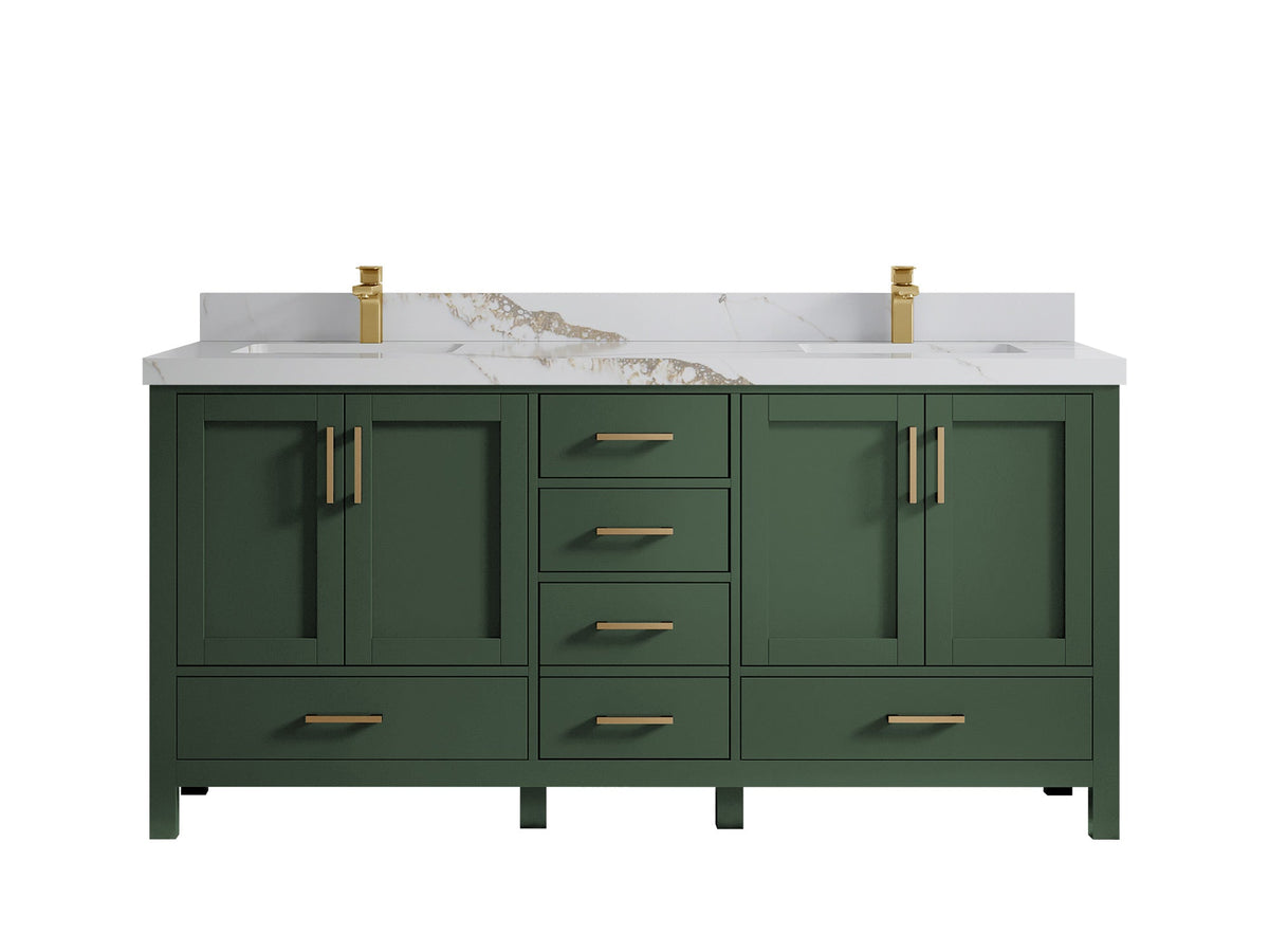 Malibu 72 in. W x 22 in. D Double Sink Bathroom Vanity - Willow Bath and Vanity