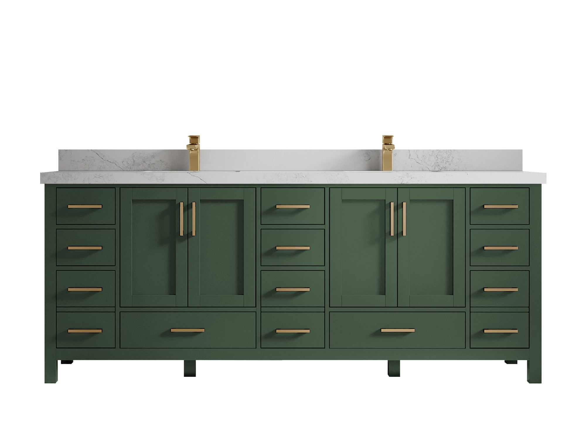Malibu 84 in. W x 22 in. D Double Sink Bathroom Vanity - Willow Bath and Vanity