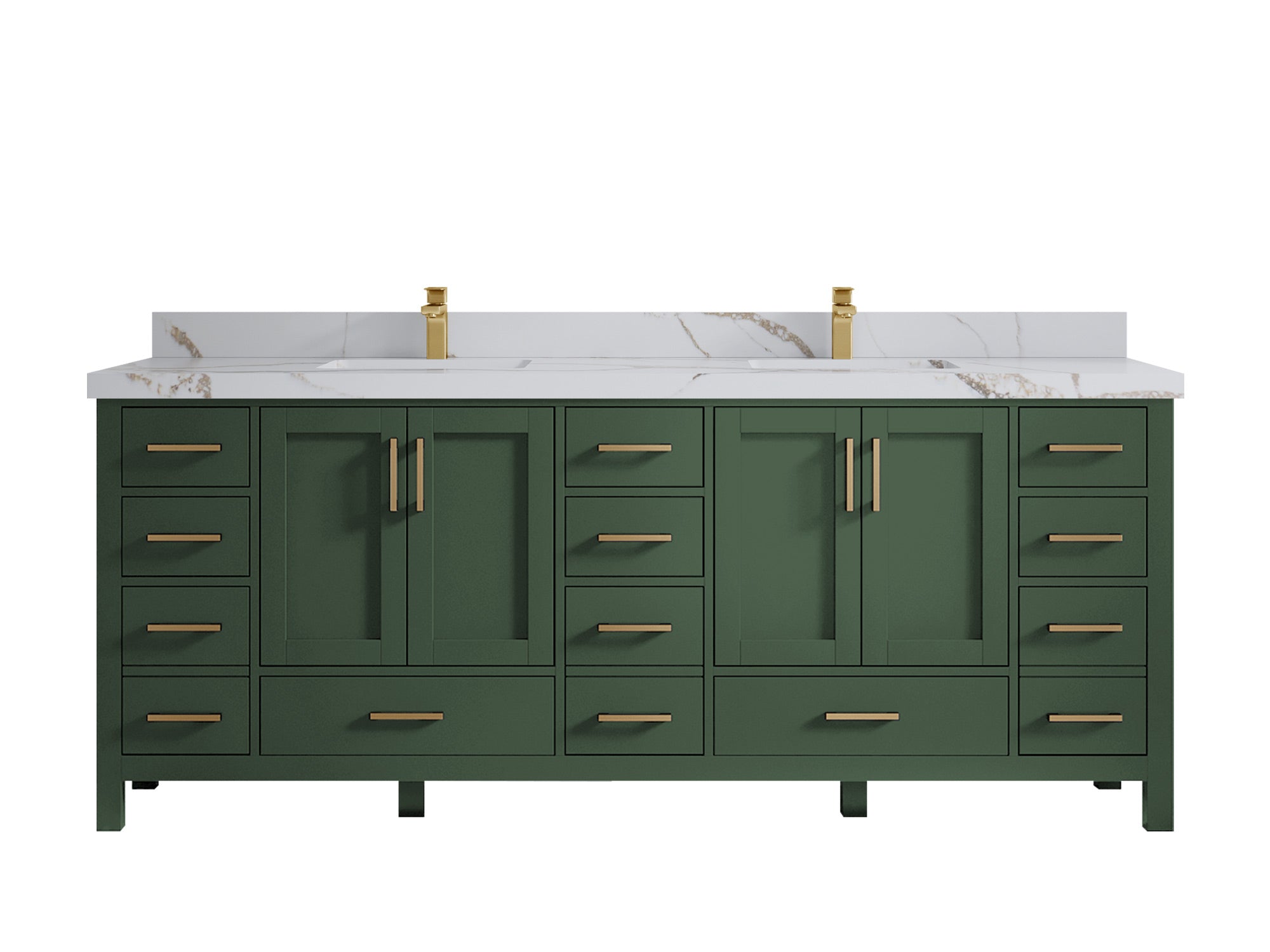 Malibu 84 in. W x 22 in. D Double Sink Bathroom Vanity - Willow Bath and Vanity