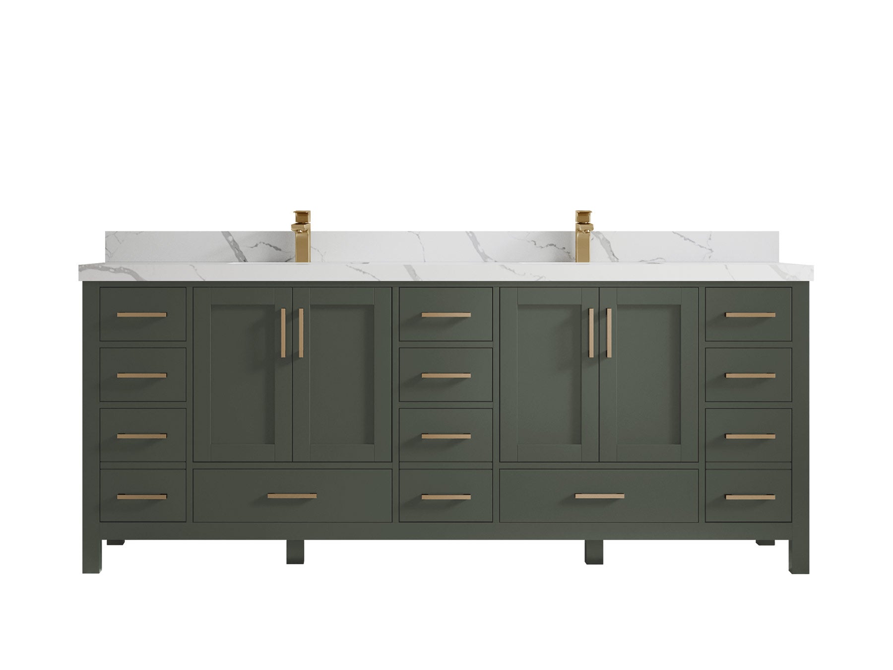 Malibu 84 in. W x 22 in. D Double Sink Bathroom Vanity - Willow Bath and Vanity