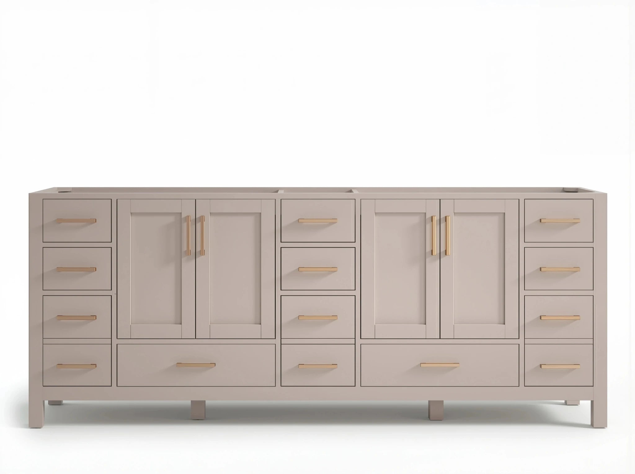 Malibu 84 in. W x 22 in. D Double Sink Bathroom Vanity - Willow Bath and Vanity