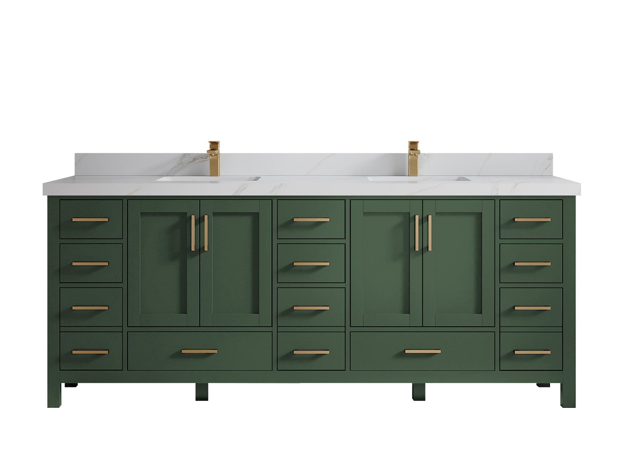 Malibu 84 in. W x 22 in. D Double Sink Bathroom Vanity - Willow Bath and Vanity
