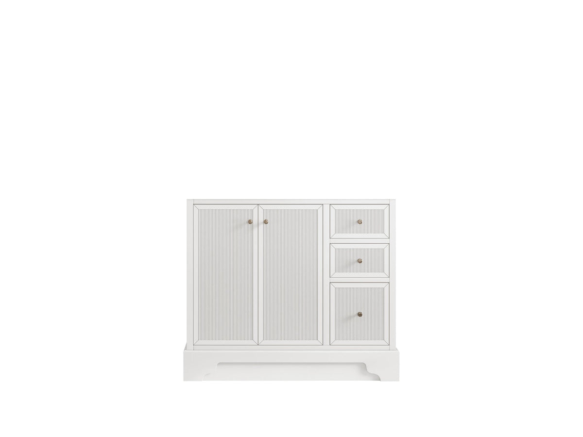 Manhattan 36 in. W x 22 in. D Left Offset Sink Bathroom Vanity - Willow Bath and Vanity
