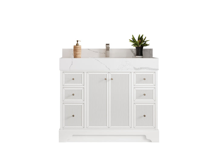 Manhattan 42 in. W x 22 in. D Single Sink Bathroom Vanity - photo 1