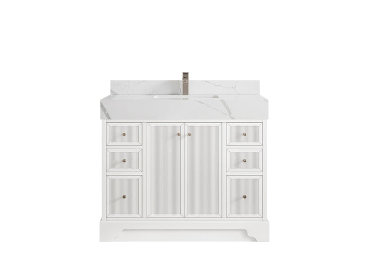 Manhattan 42 in. W x 22 in. D Single Sink Bathroom Vanity - photo 8