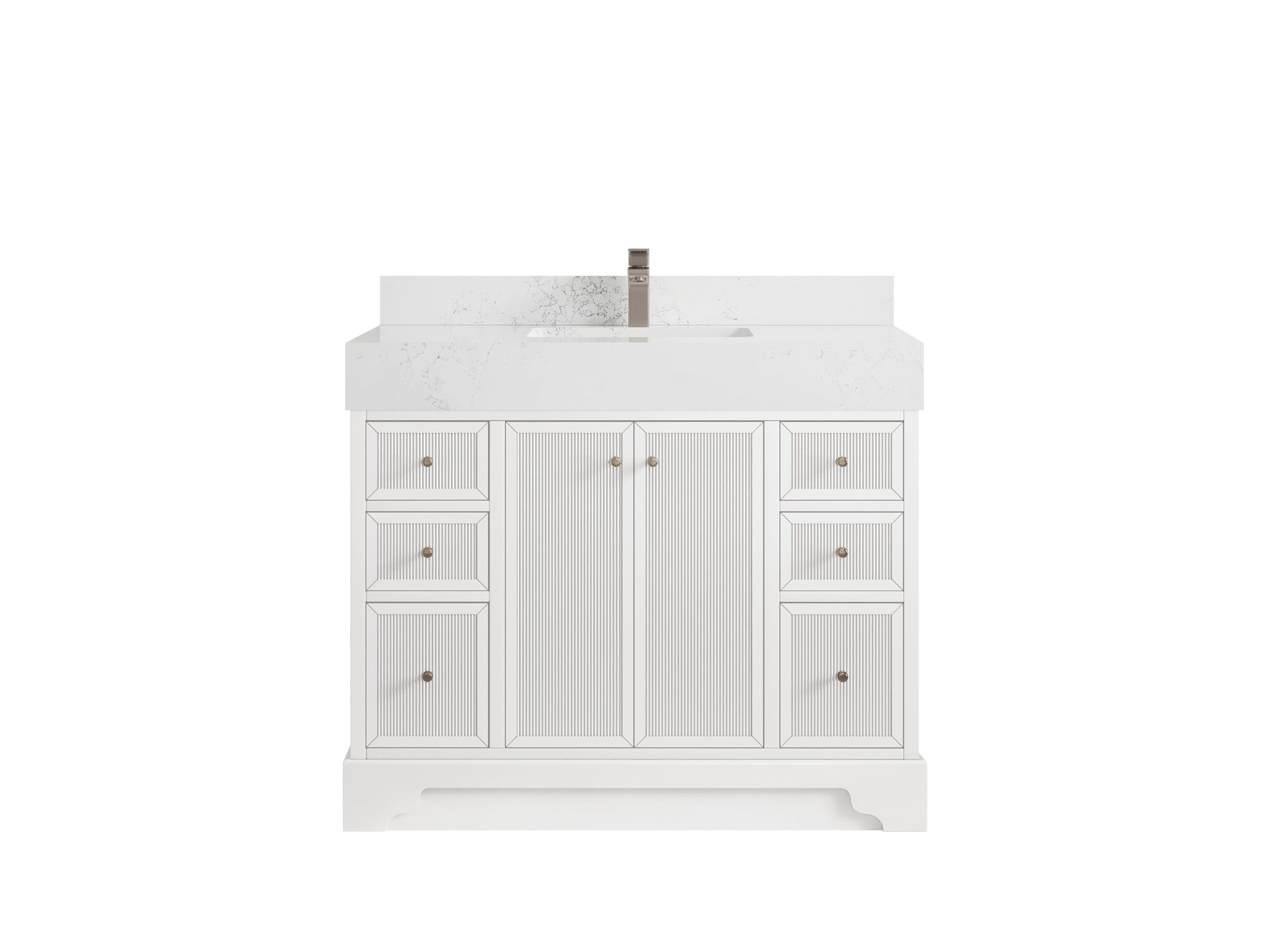 Manhattan 42 in. W x 22 in. D Single Sink Bathroom Vanity - Willow Bath and Vanity