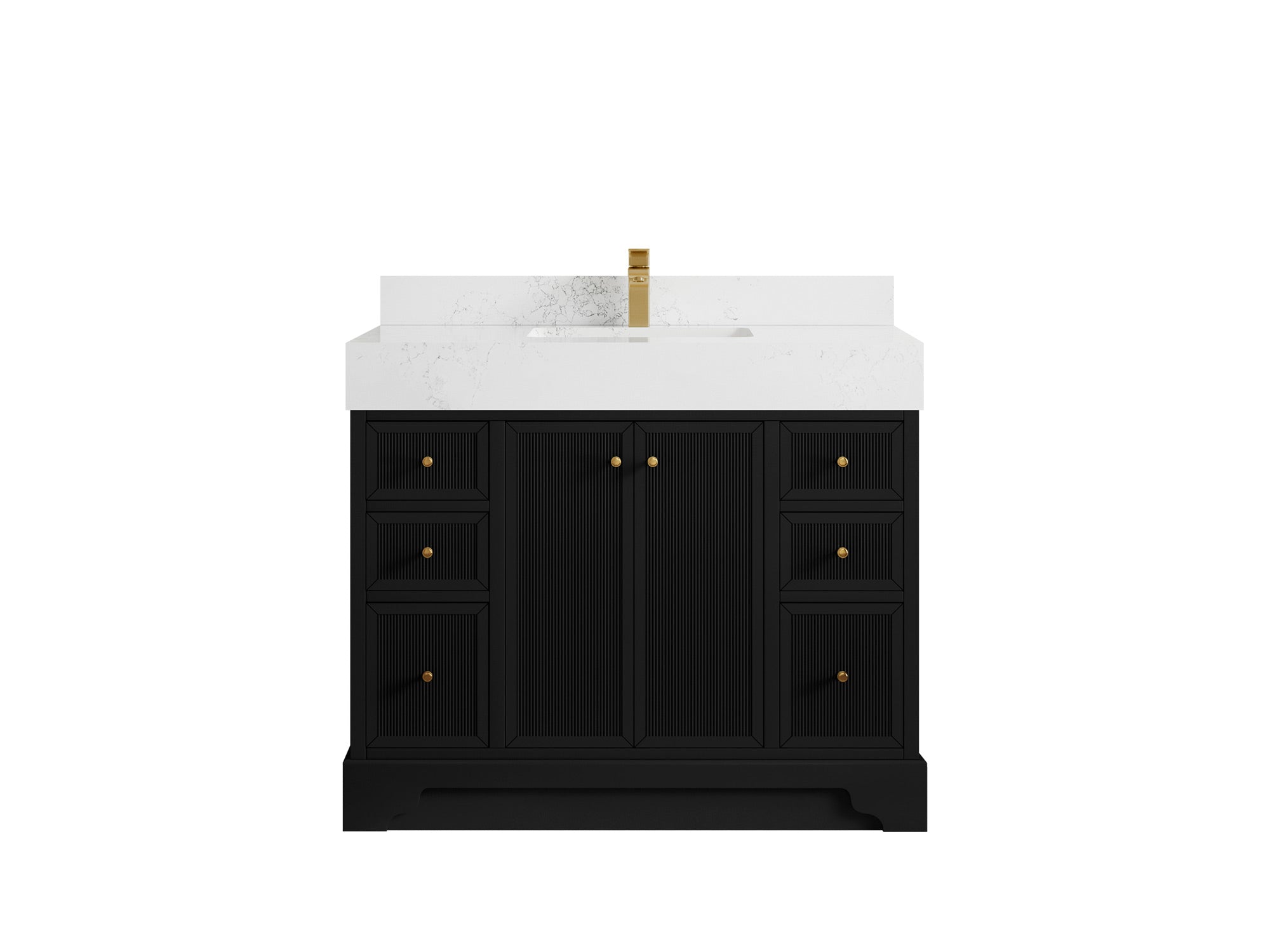 Manhattan 42 in. W x 22 in. D Single Sink Bathroom Vanity - Willow Bath and Vanity