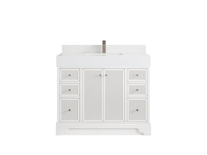 Manhattan 42 in. W x 22 in. D Single Sink Bathroom Vanity - photo 12