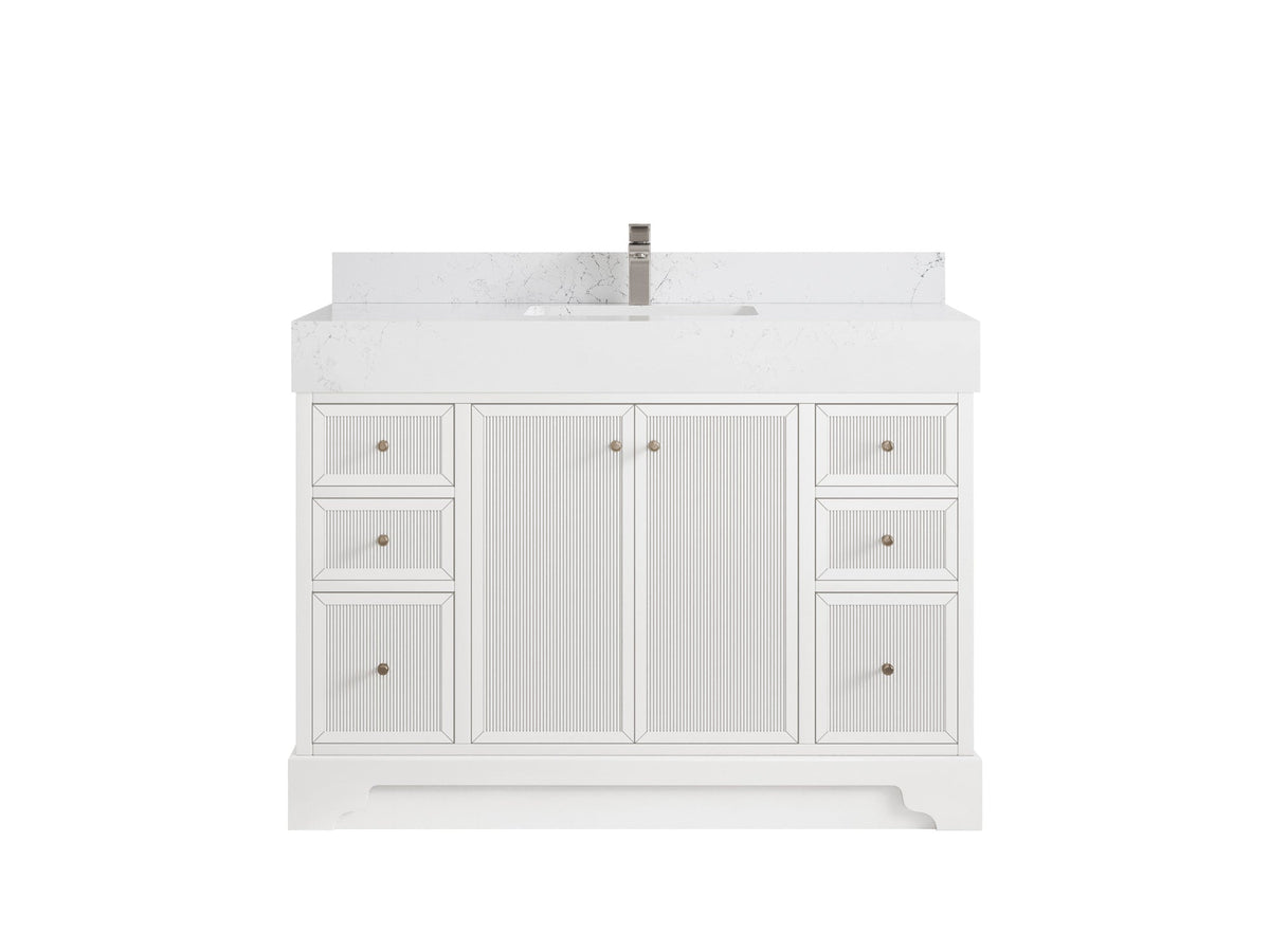 Manhattan 48 in. W x 22 in. D Single Sink Bathroom Vanity - Willow Bath and Vanity