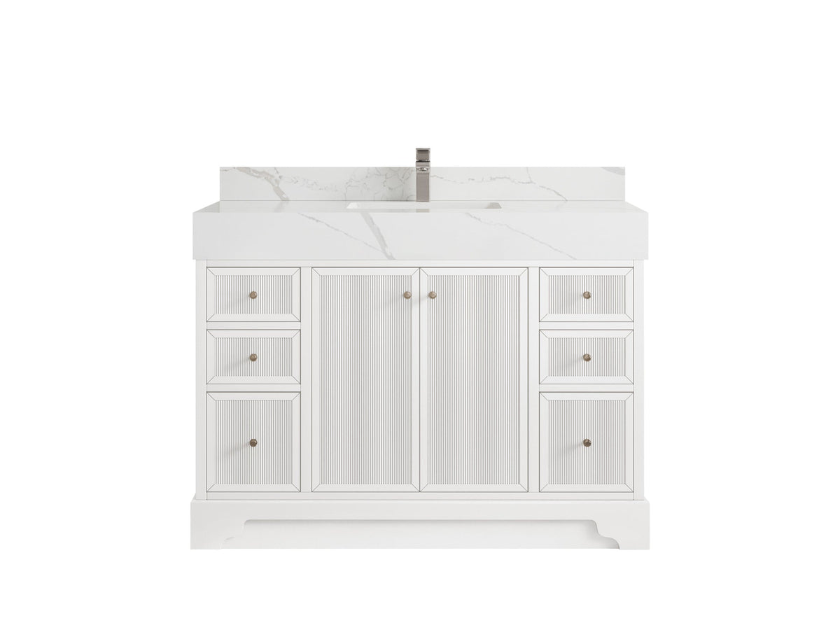Manhattan 48 in. W x 22 in. D Single Sink Bathroom Vanity - Willow Bath and Vanity