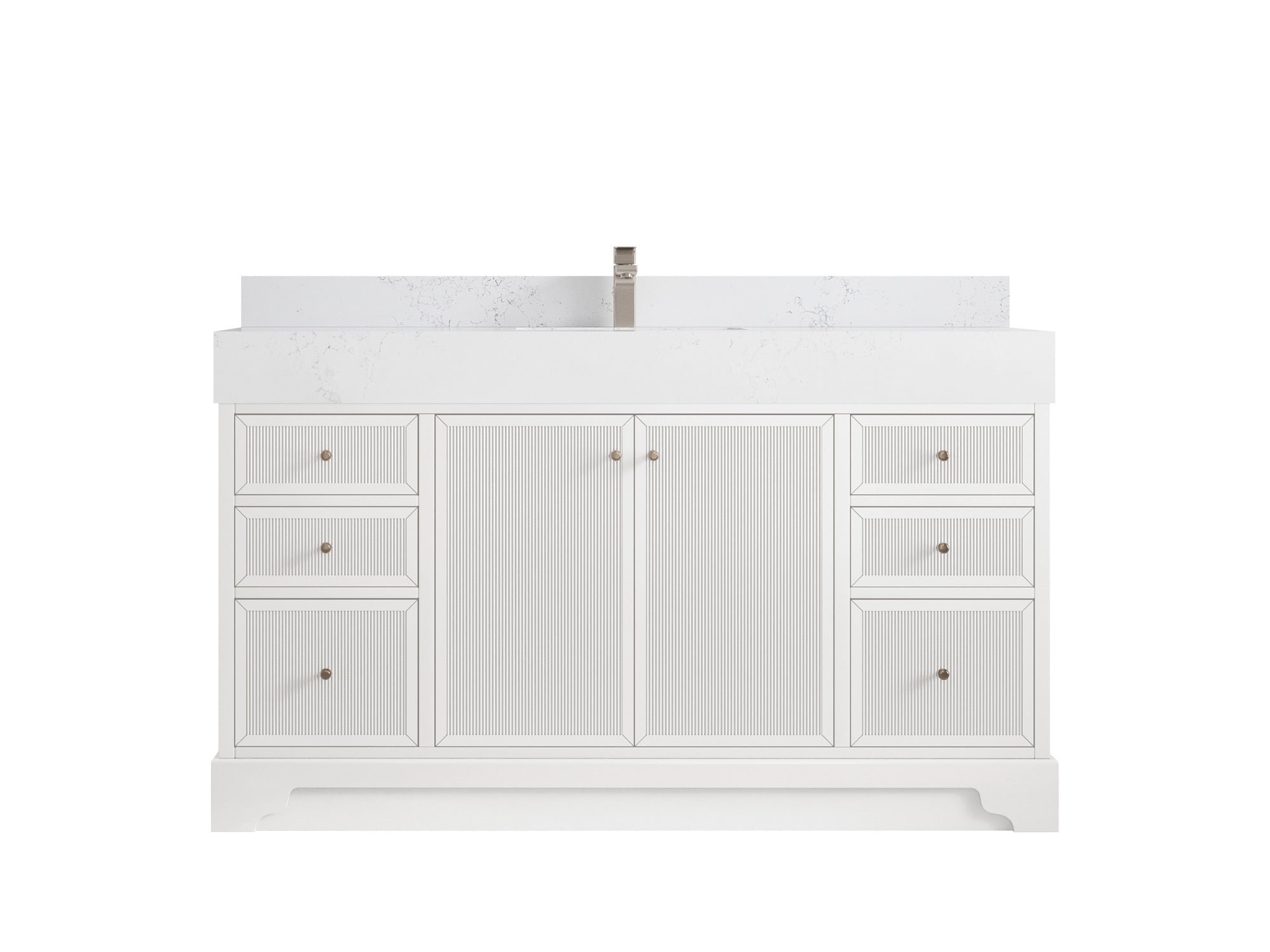 Manhattan 60 in. W x 22 in. D Single Sink Bathroom Vanity - Willow Bath and Vanity