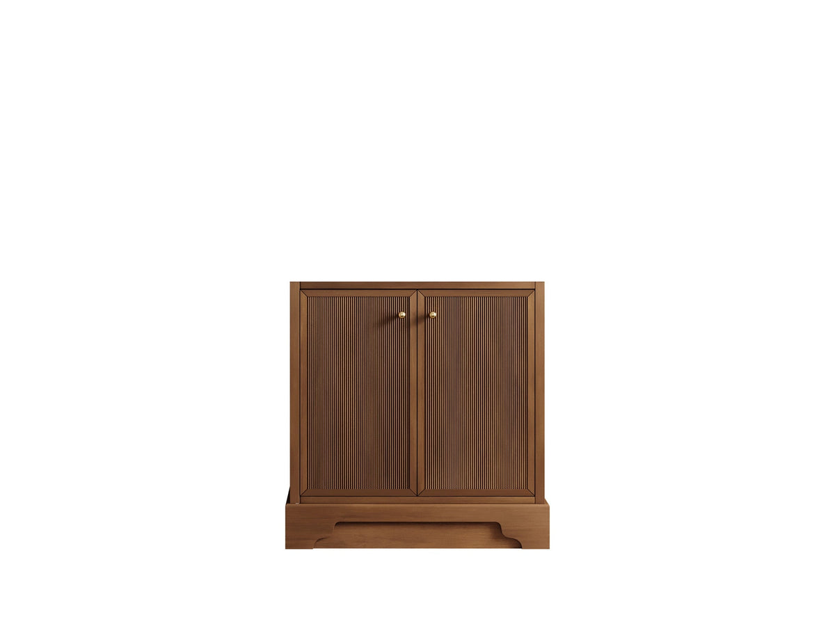 Manhattan Teak Wood 30 in. W x 22 in. D Single Sink Bathroom Vanity - Willow Bath and Vanity