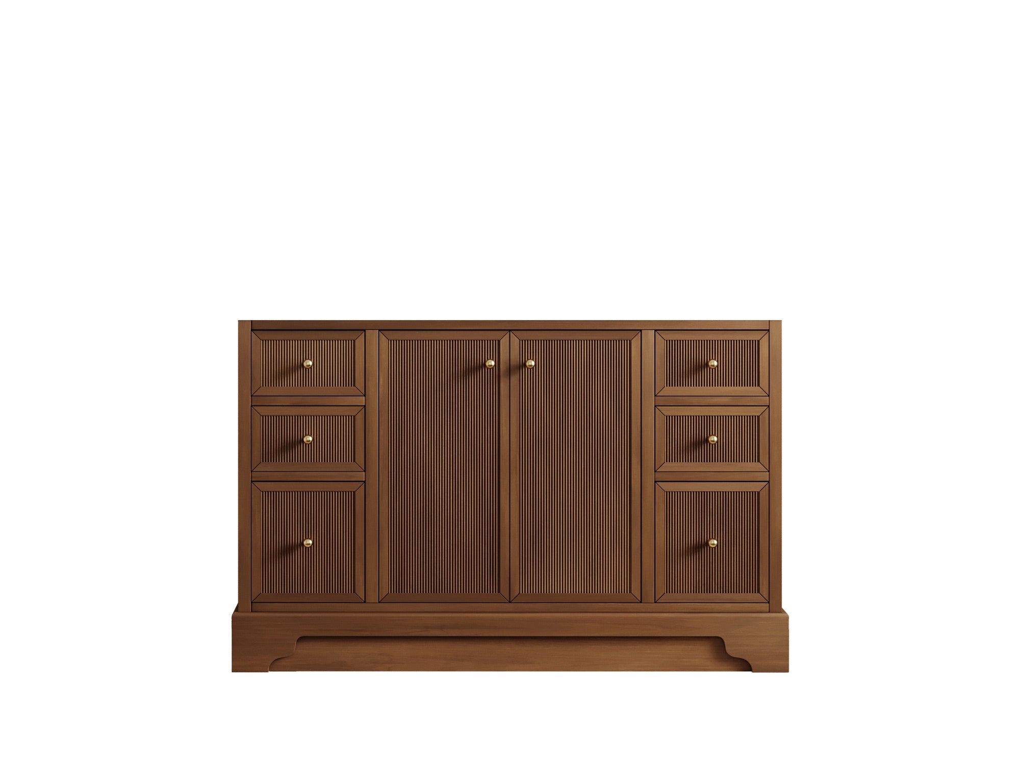 Manhattan Teak Wood 48 in. W x 22 in. D Single Sink Bathroom Vanity - Willow Bath and Vanity