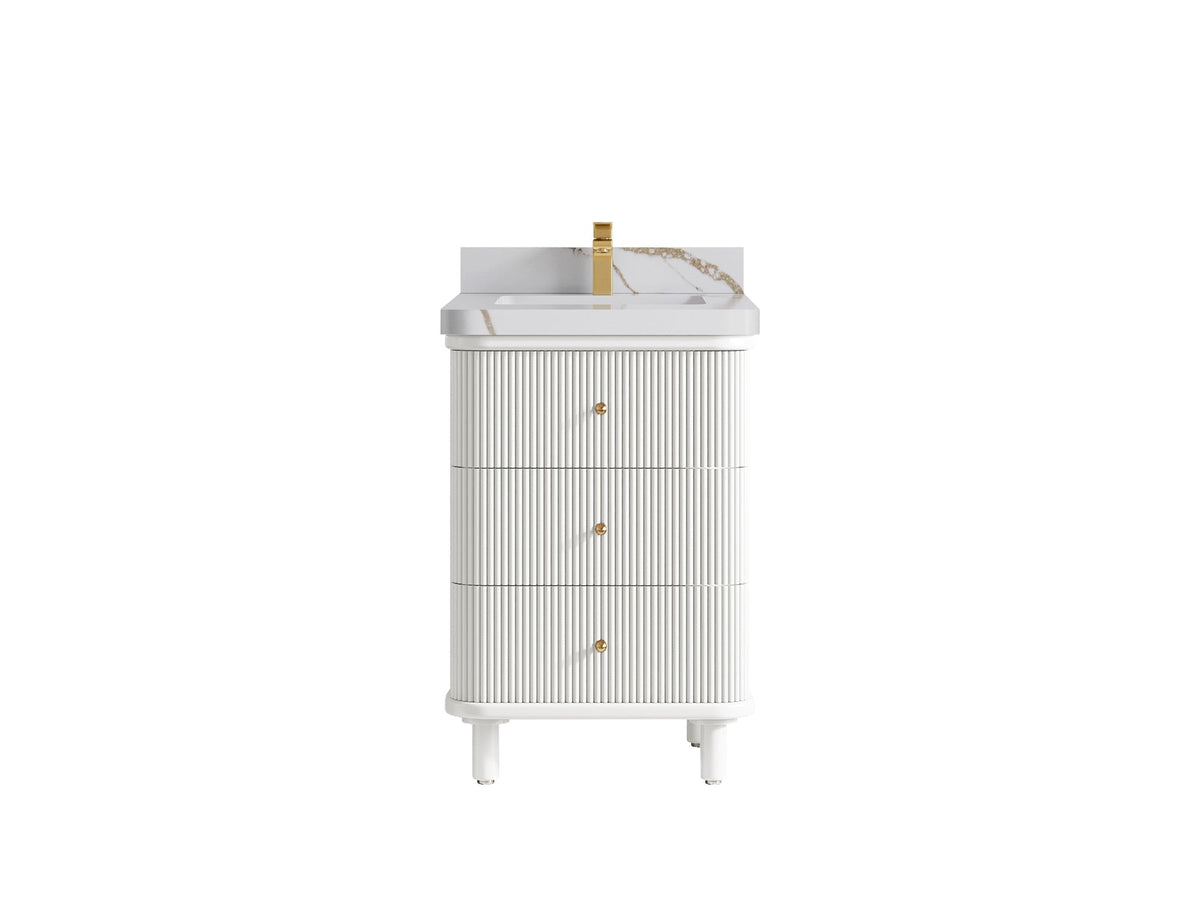 Miami 24 in. W x 22 in. D Single Sink Bathroom Vanity - Willow Bath and Vanity