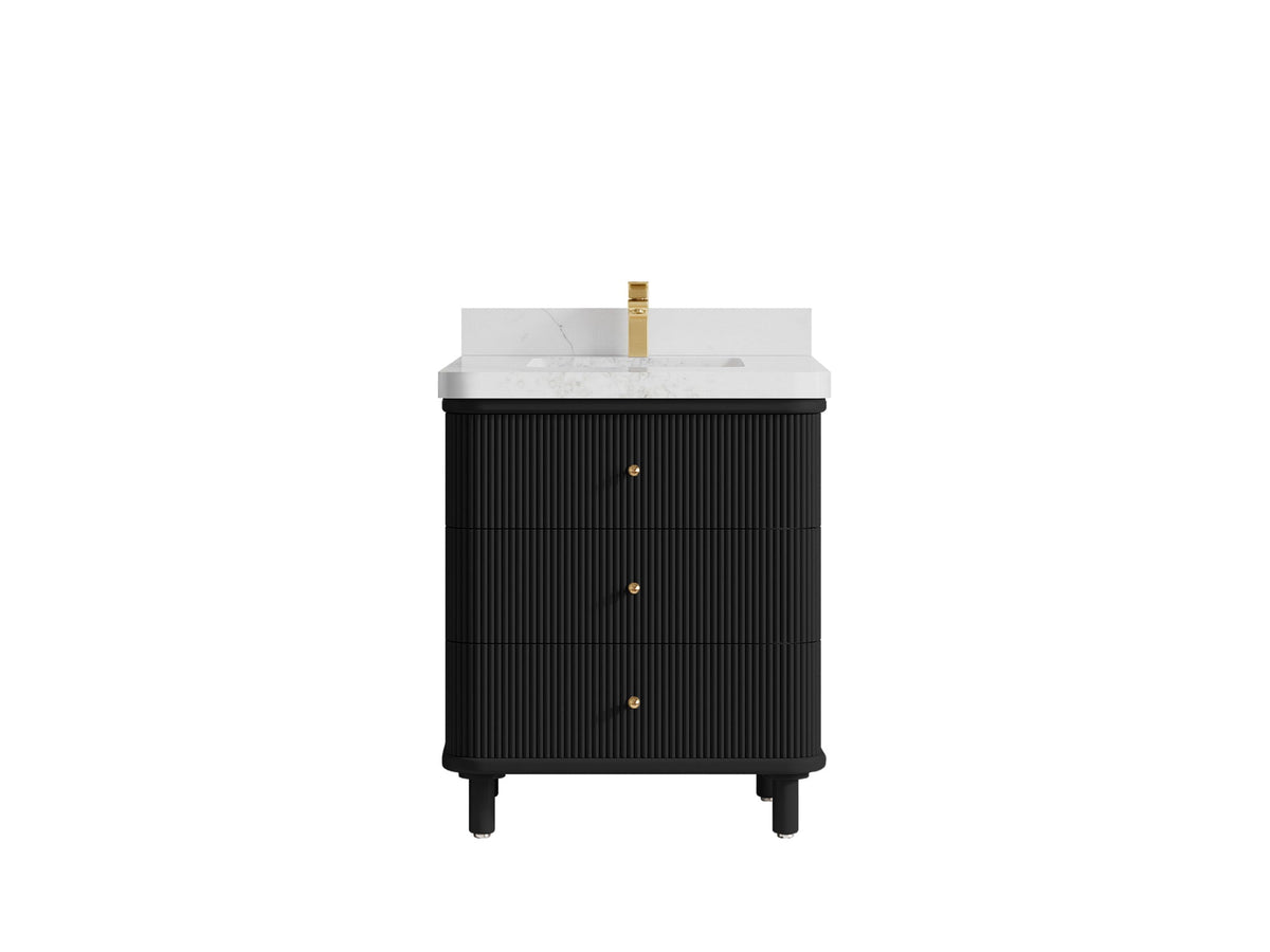 Miami 30 in. W x 22 in. D Single Sink Bathroom Vanity - Willow Bath and Vanity