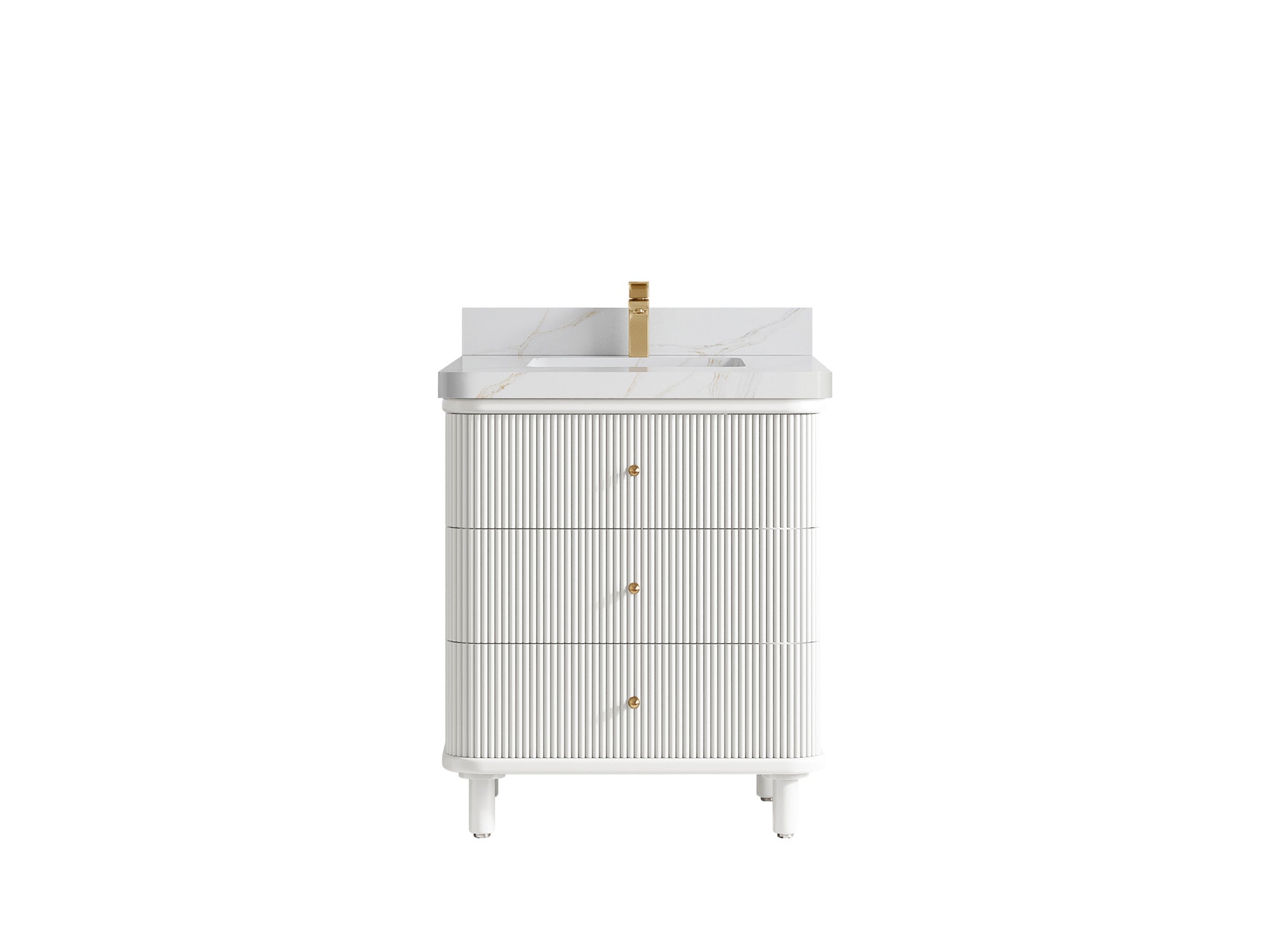 Miami 30 in. W x 22 in. D Single Sink Bathroom Vanity - Willow Bath and Vanity
