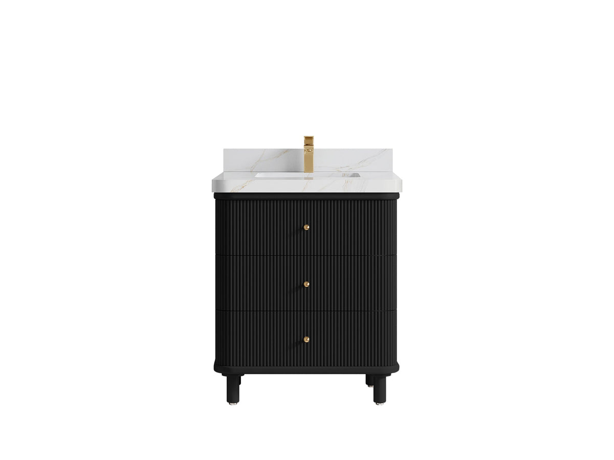 Miami 30 in. W x 22 in. D Single Sink Bathroom Vanity - Willow Bath and Vanity
