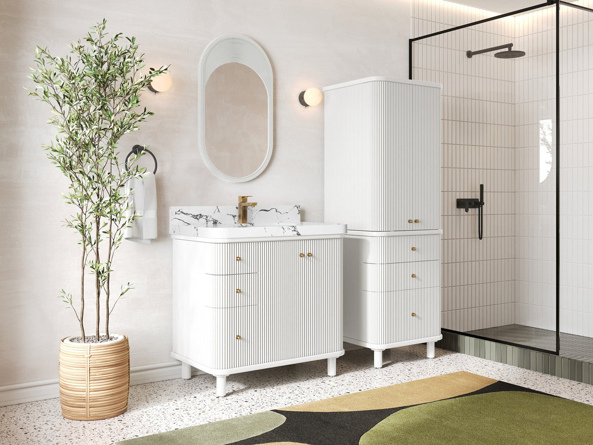 Miami 36 in. W x 22 in. D Center Sink Bathroom Vanity - Willow Bath and Vanity
