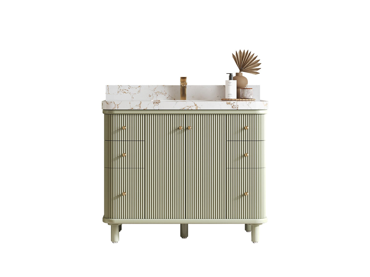 Miami 42 in. W x 22 in. D Single Sink Bathroom Vanity - Willow Bath and Vanity