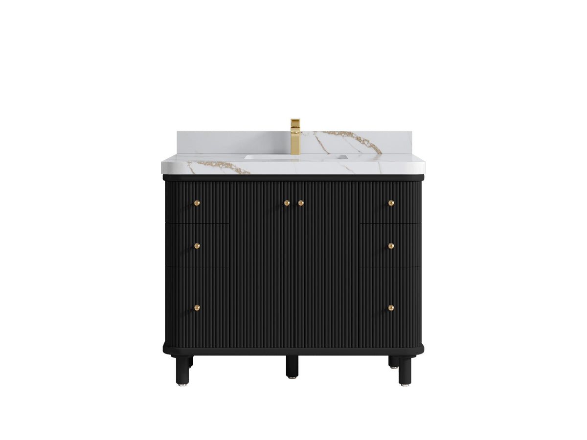 Miami 42 in. W x 22 in. D Single Sink Bathroom Vanity - Willow Bath and Vanity