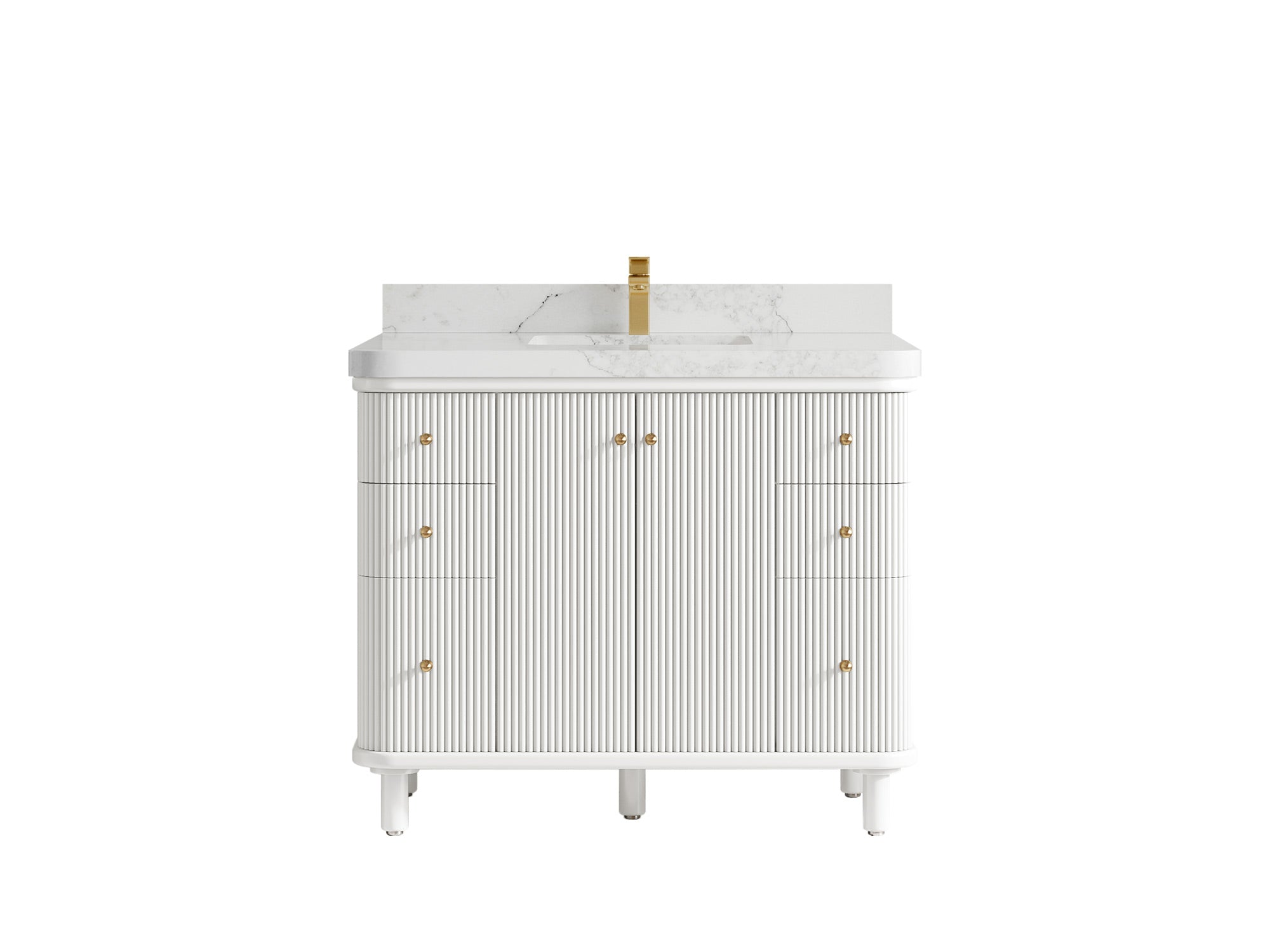 Miami 42 in. W x 22 in. D Single Sink Bathroom Vanity - Willow Bath and Vanity