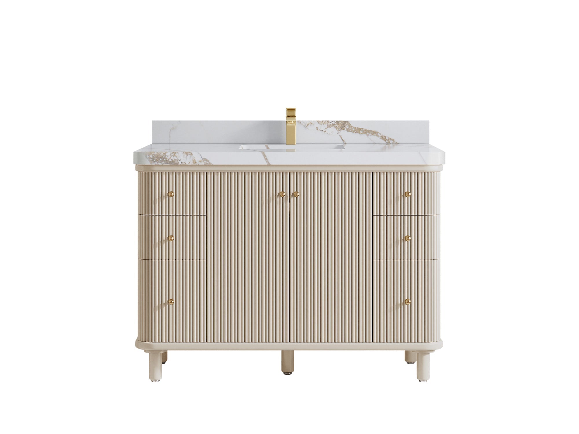 Miami 48 in. W x 22 in. D Single Sink Bathroom Vanity - Willow Bath and Vanity