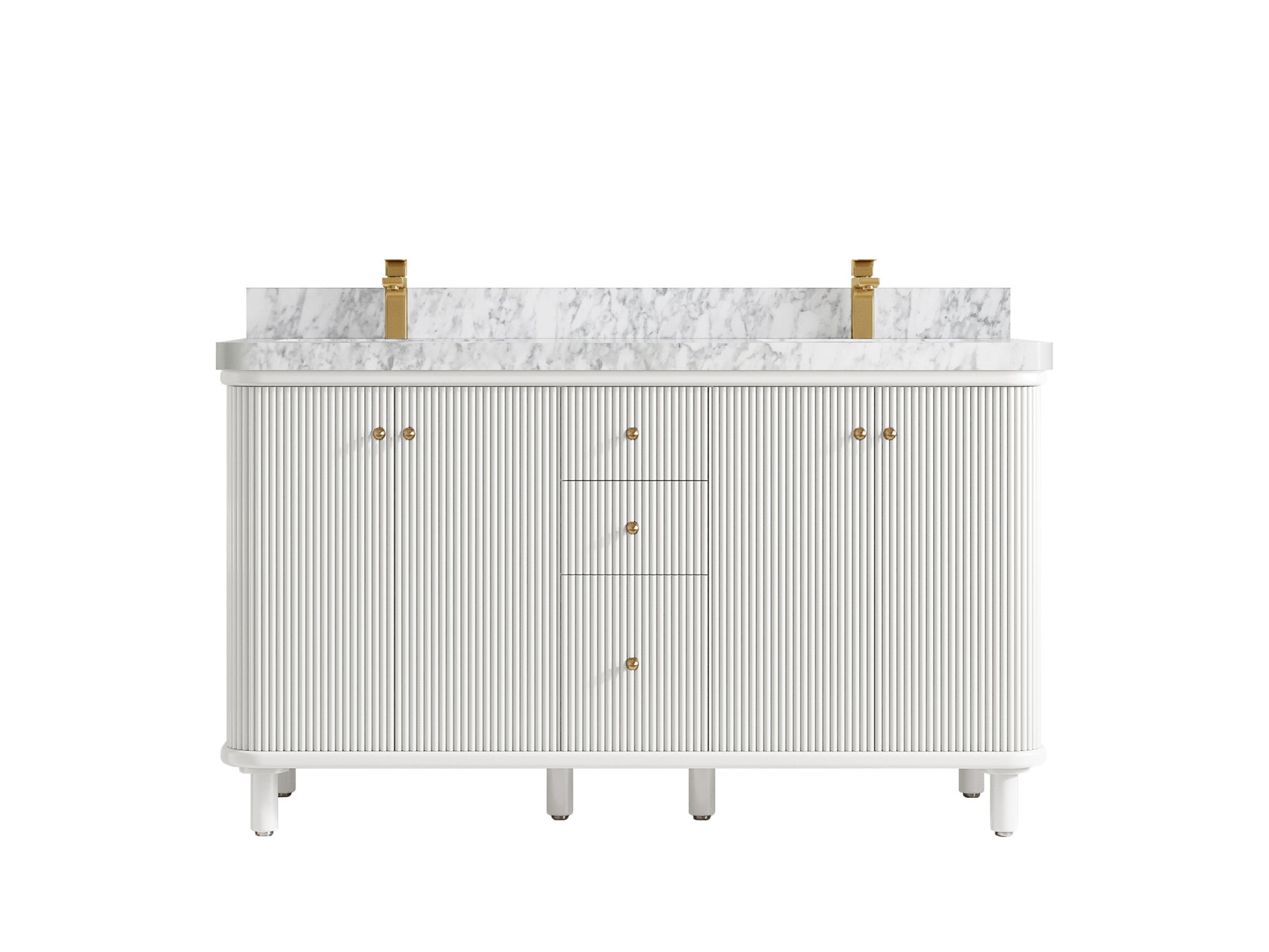 Miami 60 in. W x 22 in. D Double Sink Bathroom Vanity - Willow Bath and Vanity