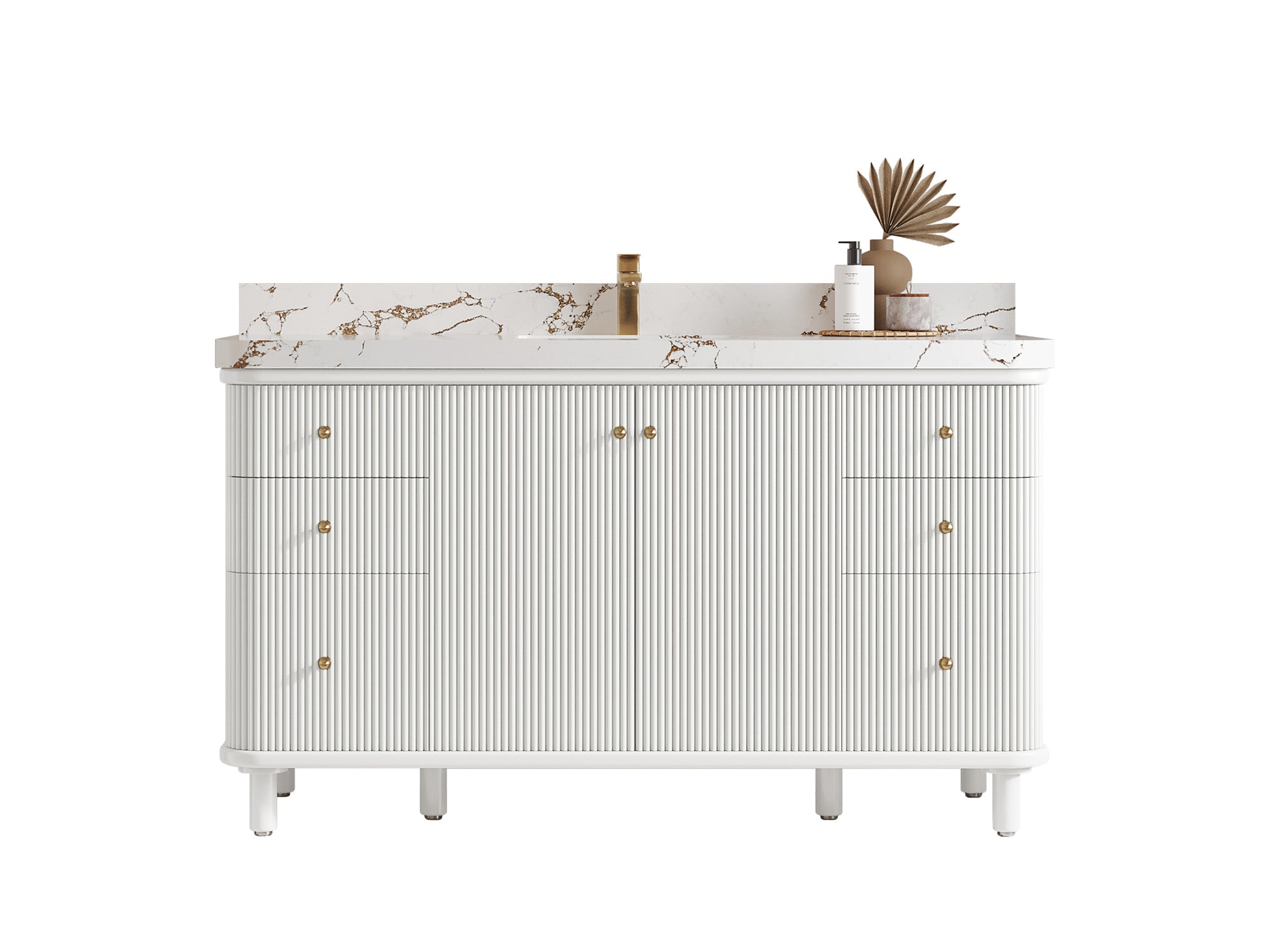 Miami 60 in. W x 22 in. D Single Sink Bathroom Vanity - Willow Bath and Vanity