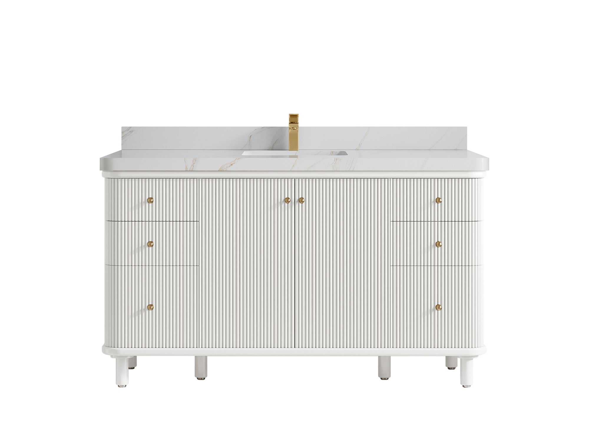 Miami 60 in. W x 22 in. D Single Sink Bathroom Vanity - Willow Bath and Vanity