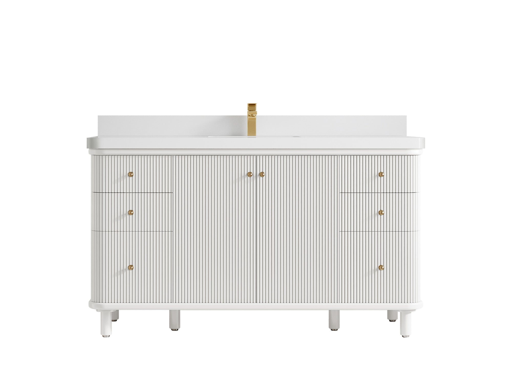 Miami 60 in. W x 22 in. D Single Sink Bathroom Vanity - Willow Bath and Vanity