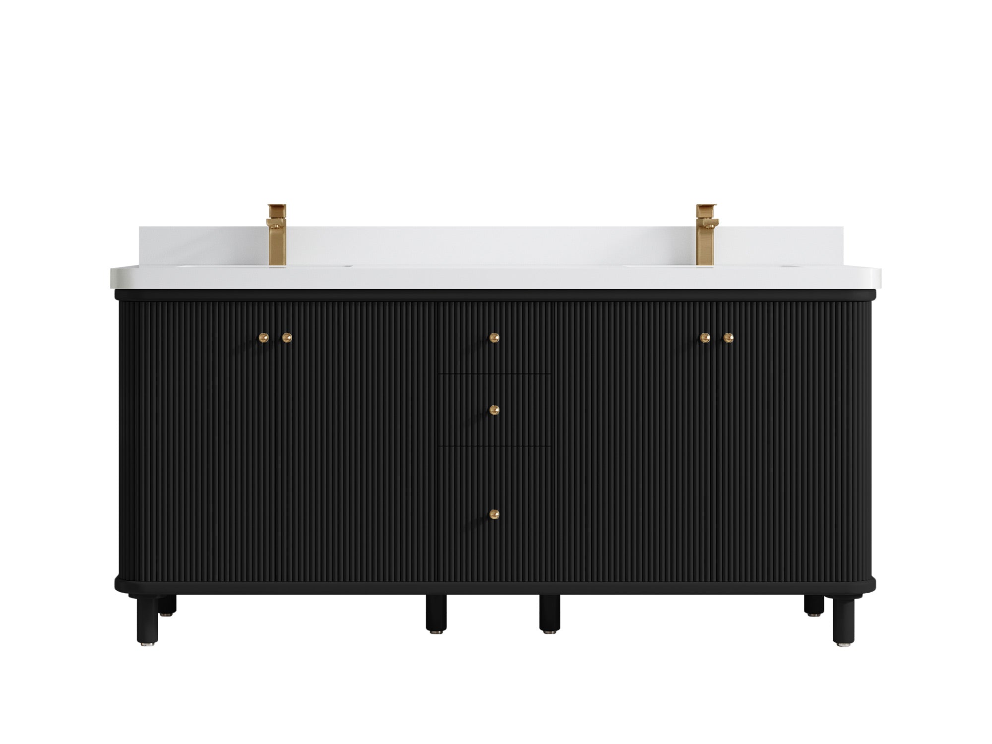 Miami 72 in. W x 22 in. D Double Sink Bathroom Vanity - Willow Bath and Vanity