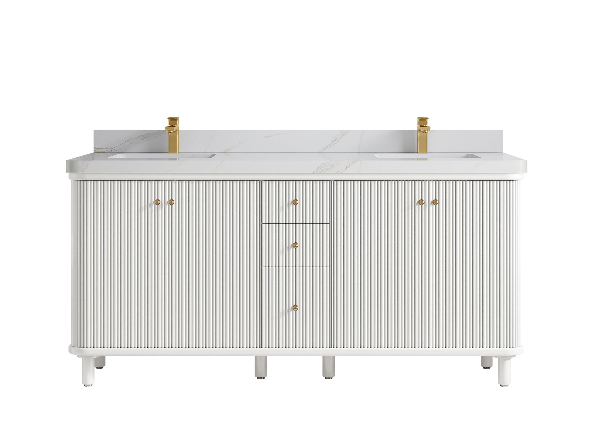 Miami 72 in. W x 22 in. D Double Sink Bathroom Vanity - Willow Bath and Vanity