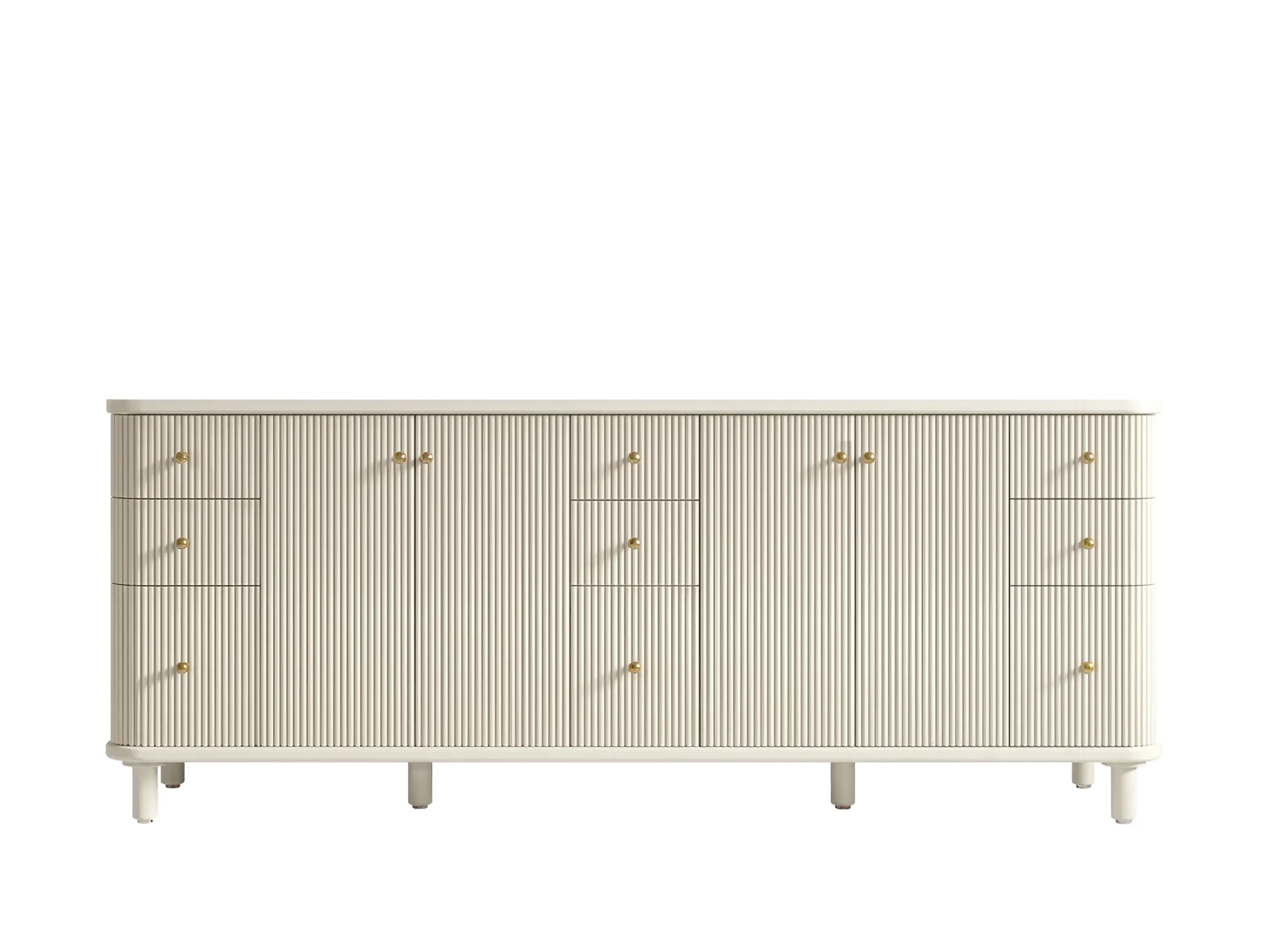 Miami 84 in. W x 22 in. D Double Sink Bathroom Vanity - Willow Bath and Vanity