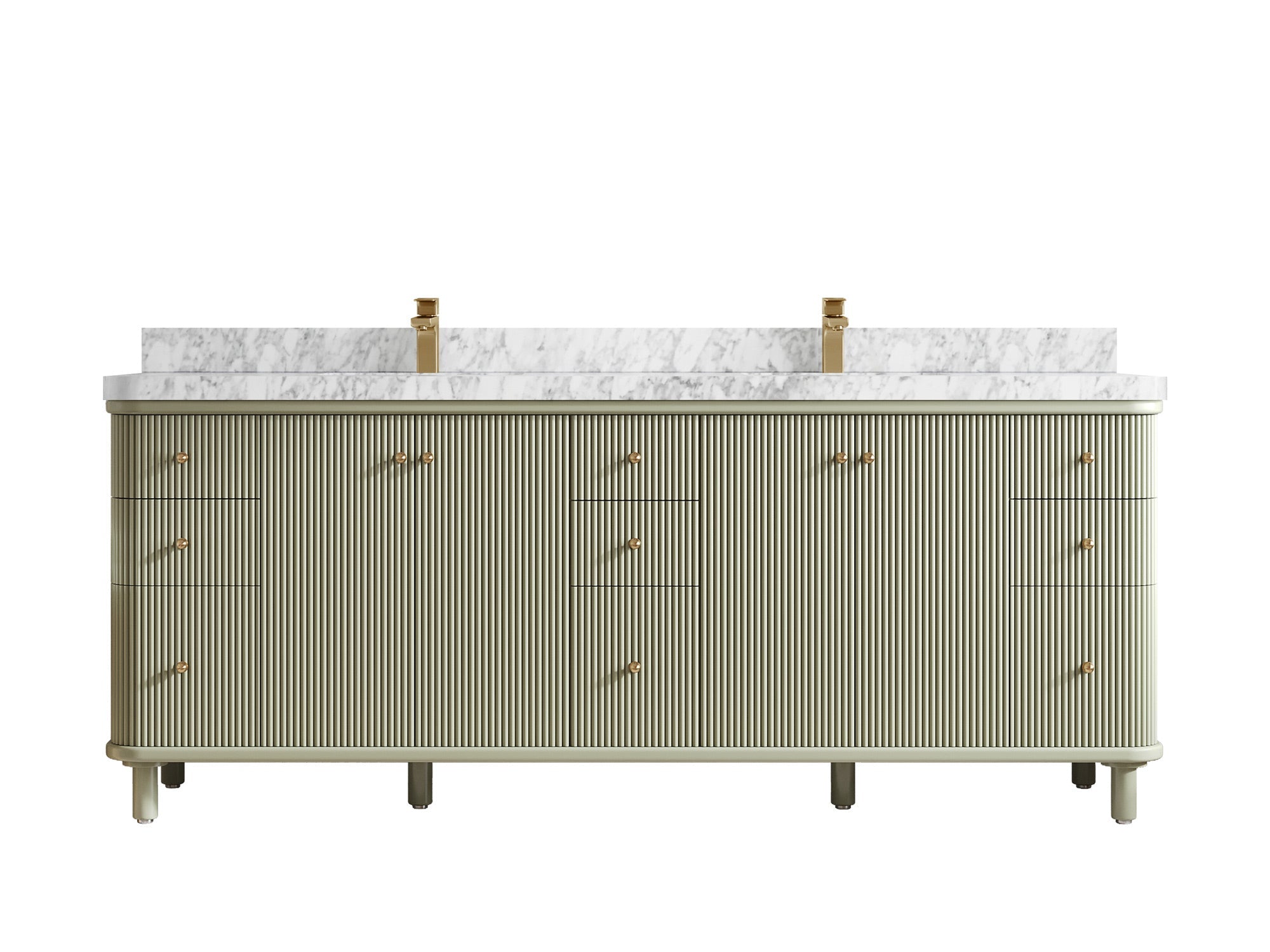 Miami 84 in. W x 22 in. D Double Sink Bathroom Vanity - Willow Bath and Vanity
